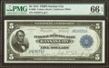 Fr. 800 $5 1915 Federal Reserve Bank Note PMG Gem Uncirculated 66 EPQ