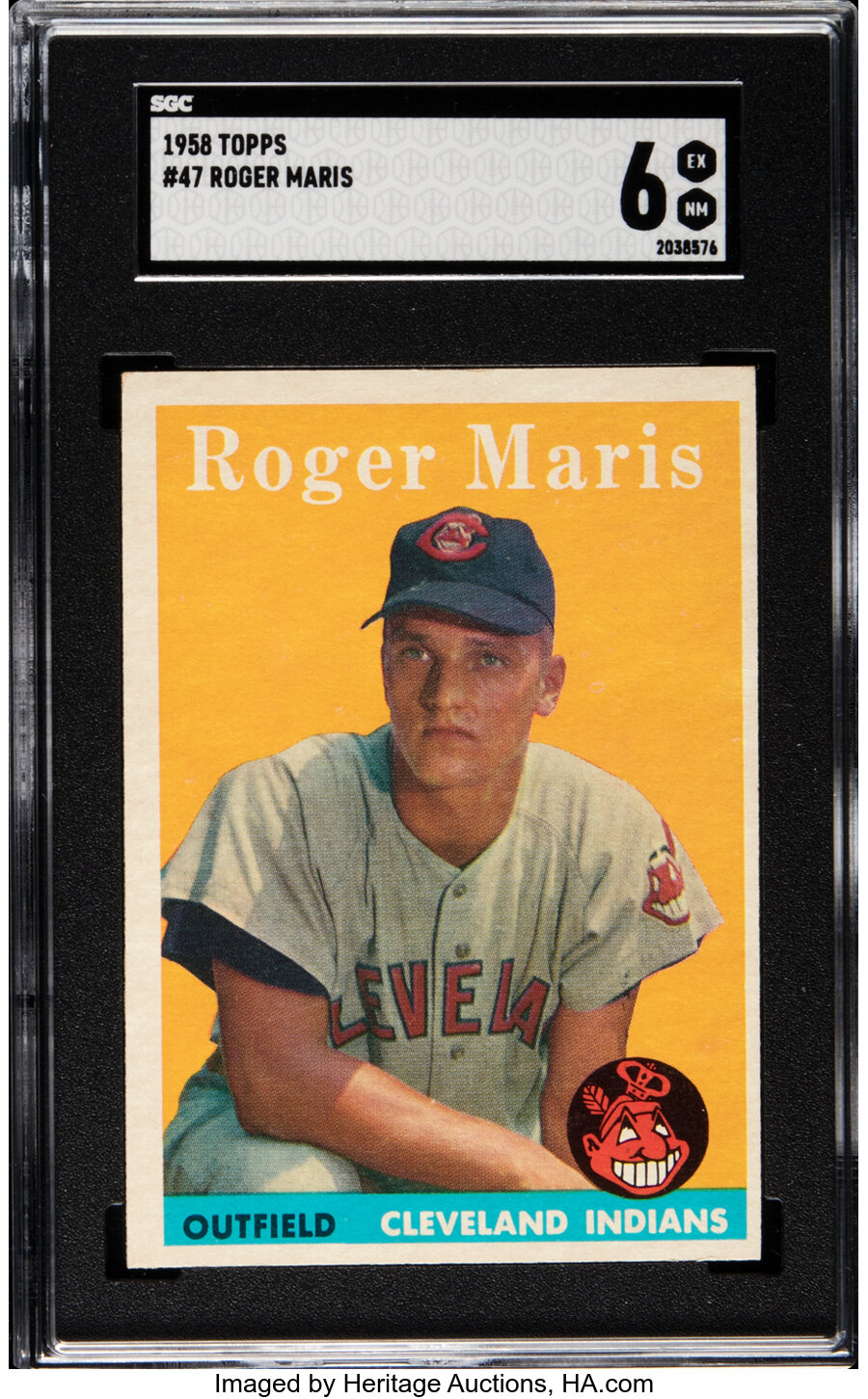 1958 Topps Roger Maris #47 SGC EX/NM 6