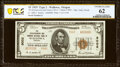 Wallowa, OR - $5 1929 Ty. 2 The Stockgrowers & Farmers National Bank Ch. # 9002 PCGS Banknote Uncirculated 62