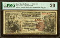 Fort Worth, TX - $50 1882 Brown Back Fr. 511 The Farmers & Mechanics National Bank Ch. # (S)4004 PMG Very Fine 20