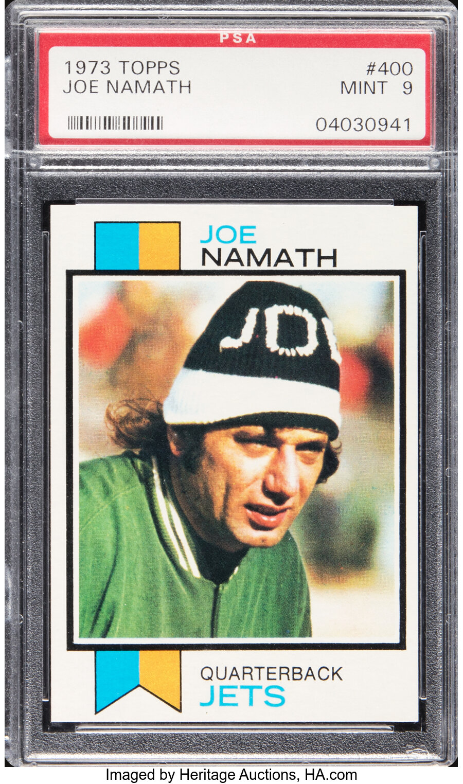 1973 Topps Joe Namath #400 PSA Mint 9