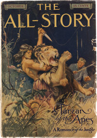All-Story - October 1912 First Appearance of Tarzan (Munsey) Condition: VG