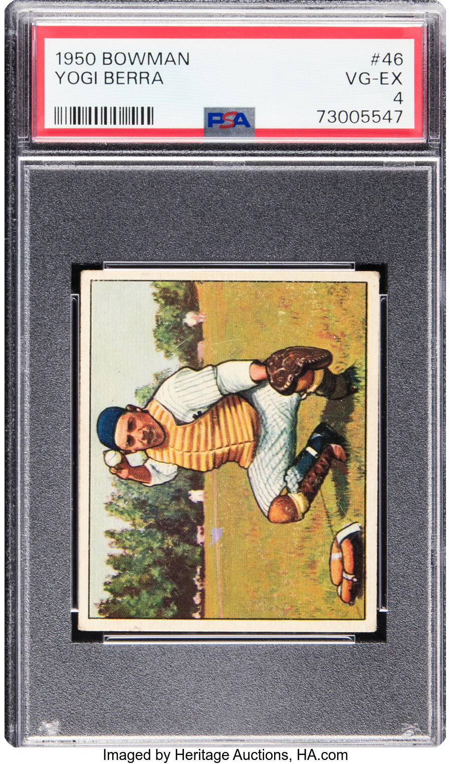 1950 Bowman Yogi Berra #46 PSA VG-EX 4