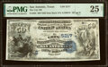 San Antonio, TX - $50 1882 Date Back Fr. 563 The City National Bank Ch. # (S)5217 PMG Very Fine 25 Net
