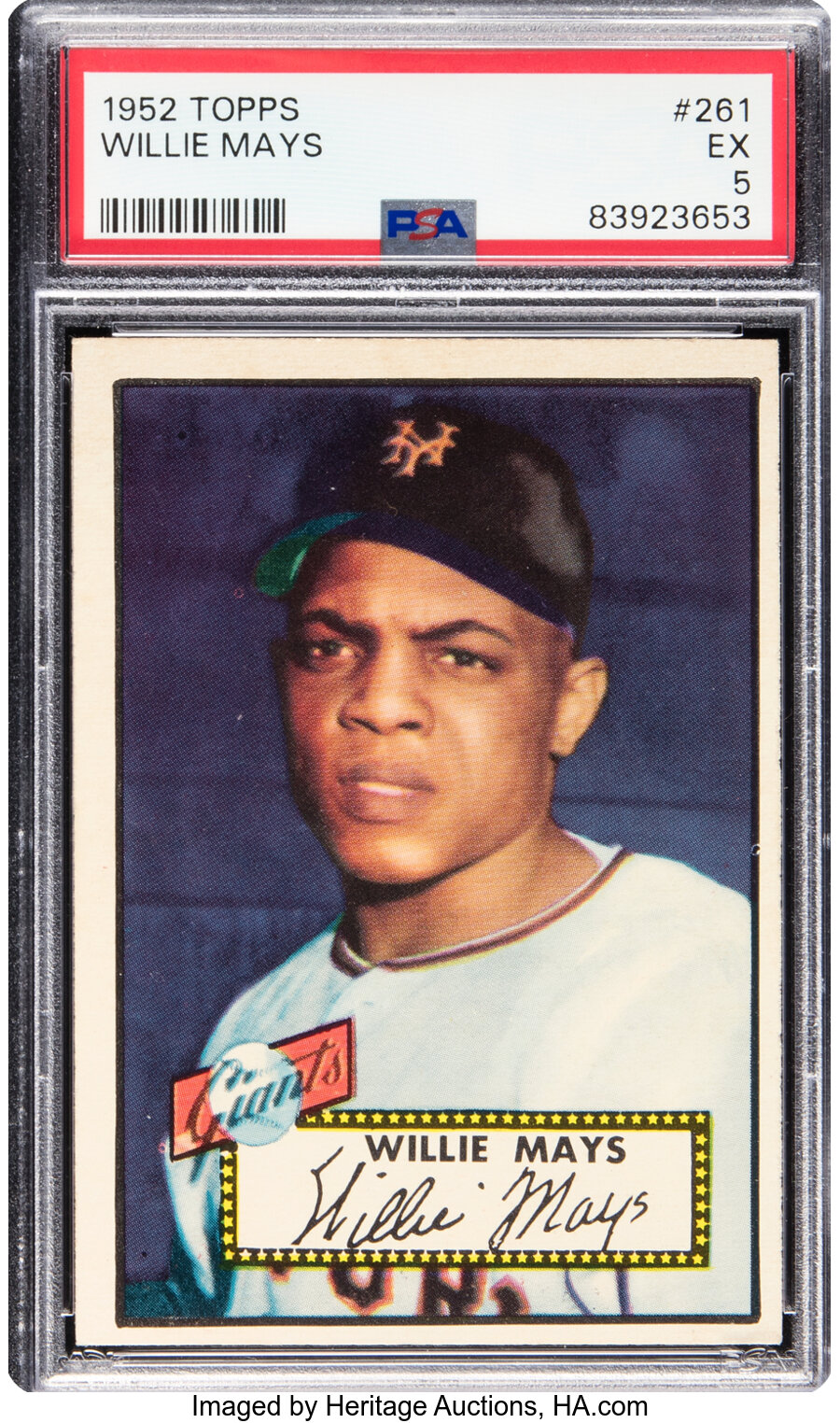 1952 Topps Willie Mays #261 PSA EX 5