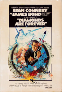 Diamonds are Forever (United Artists, 1971). Rolled, Very Fine-. Concept Art Poster (20" X 30") Robert McGinni...