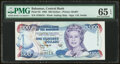 Bahamas Central Bank 100 Dollars 1996 Pick 62 PMG Gem Uncirculated 65 EPQ