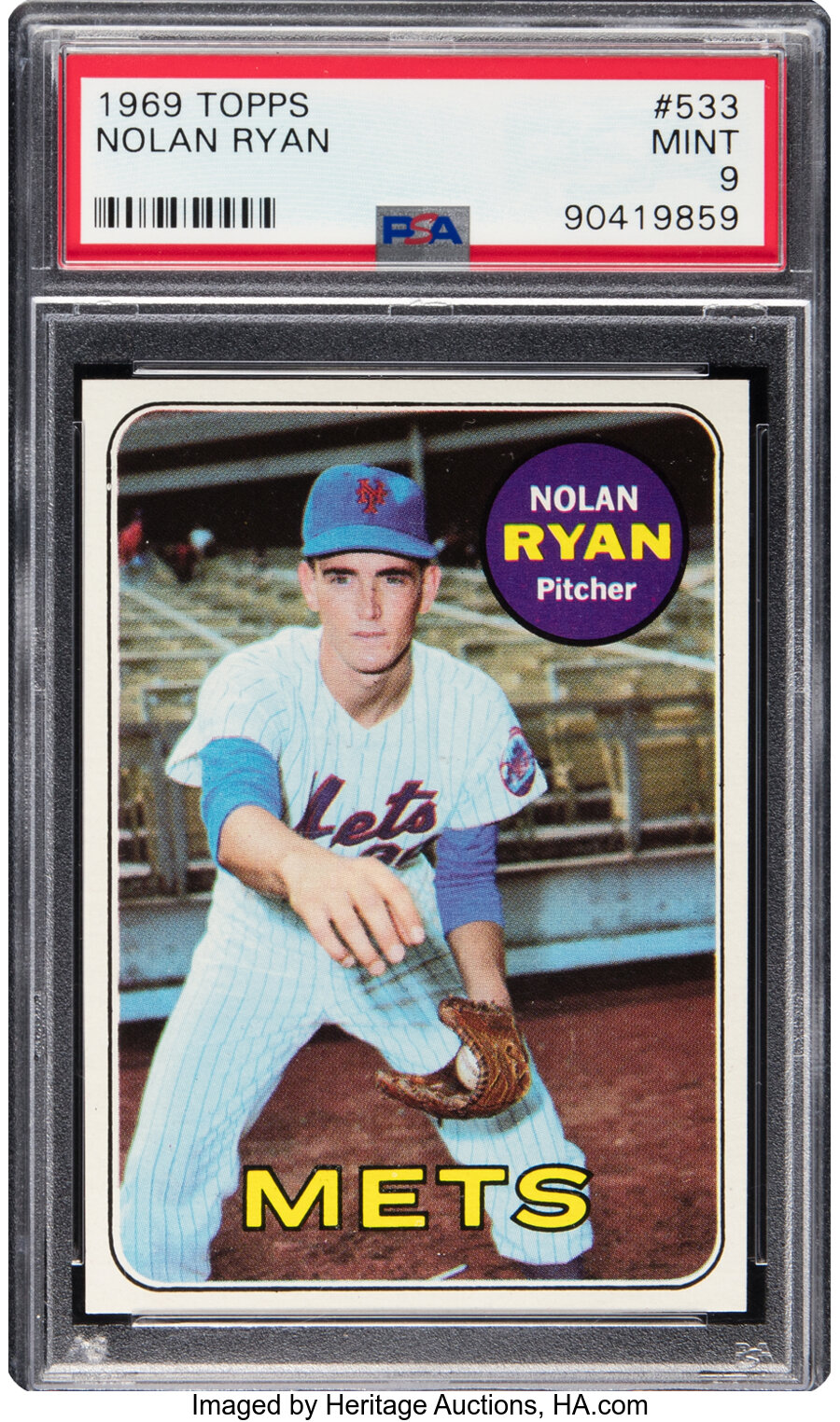 1969 Topps Nolan Ryan #533 PSA Mint 9