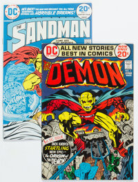 The Demon #1 and Sandman #1 Group (DC, 1972-74). (Total: 2 Comic Books)