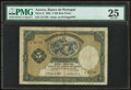 Azores Banco de Portugal 5 Mil Reis Prata 30.1.1905 Pick 9 PMG Very Fine 25