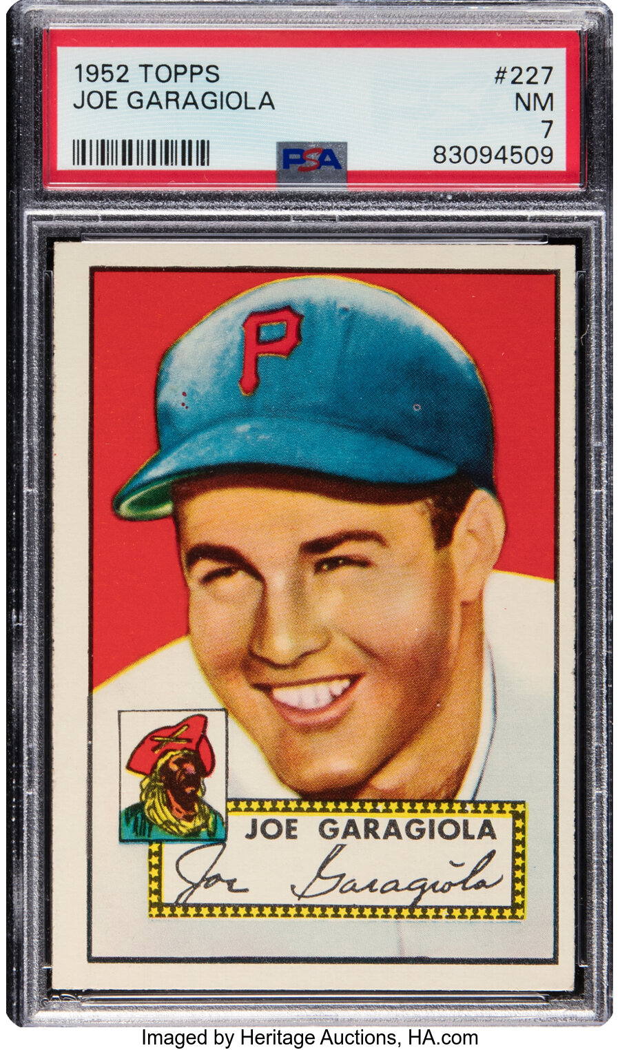 1952 Topps Joe Garagiola #227 PSA NM 7