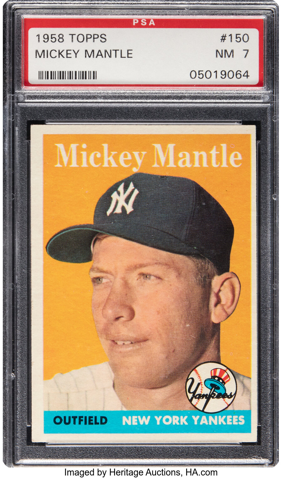 1958 Topps Mickey Mantle #150 PSA NM 7