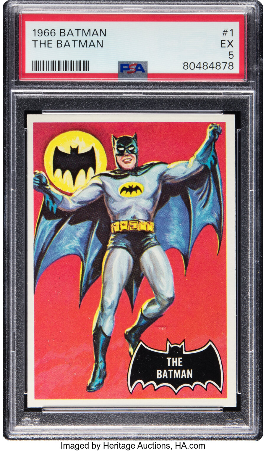 1966 Topps Batman The Batman #1 PSA EX 5