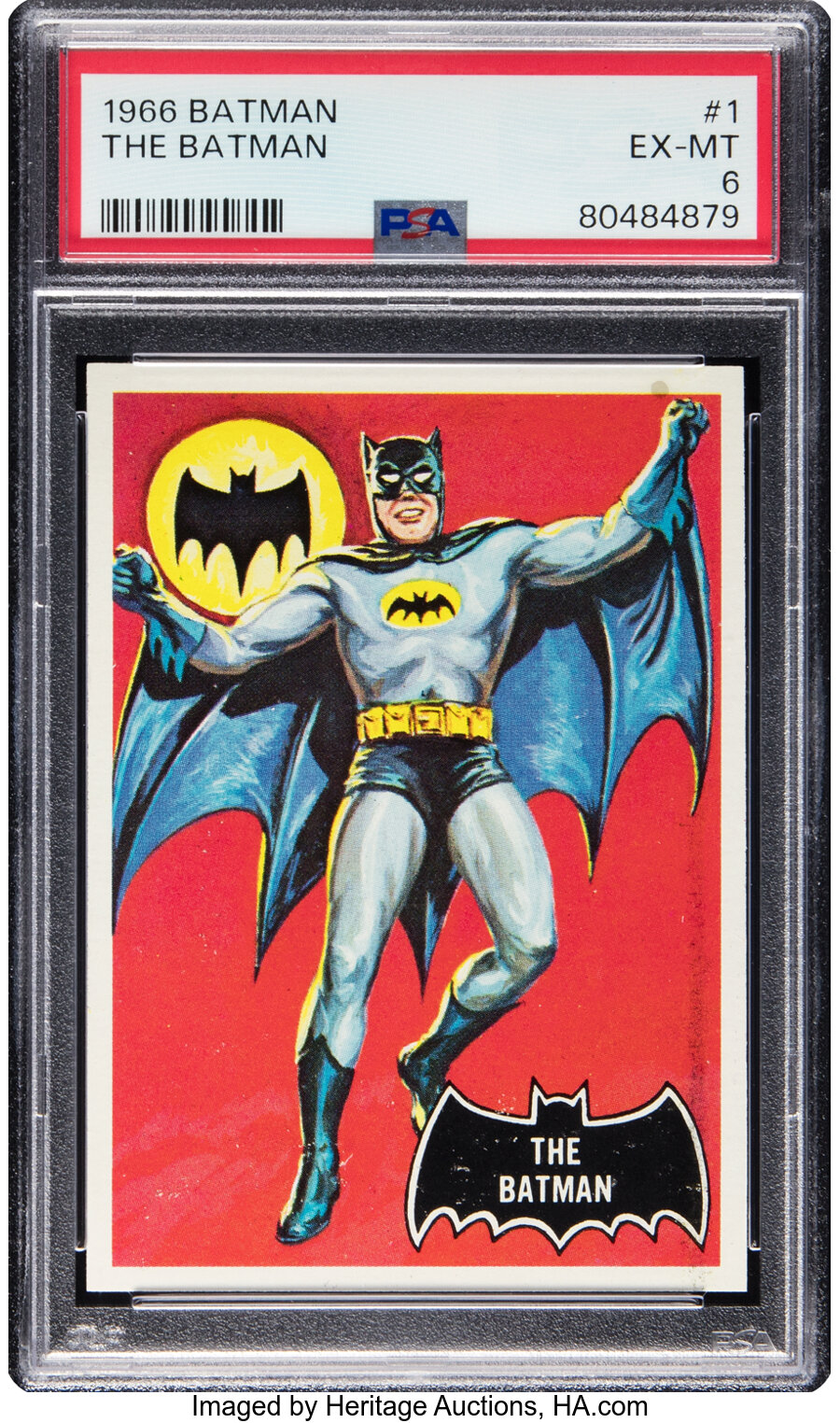 1966 Topps Batman "The Batman" #1 PSA EX-MT 6