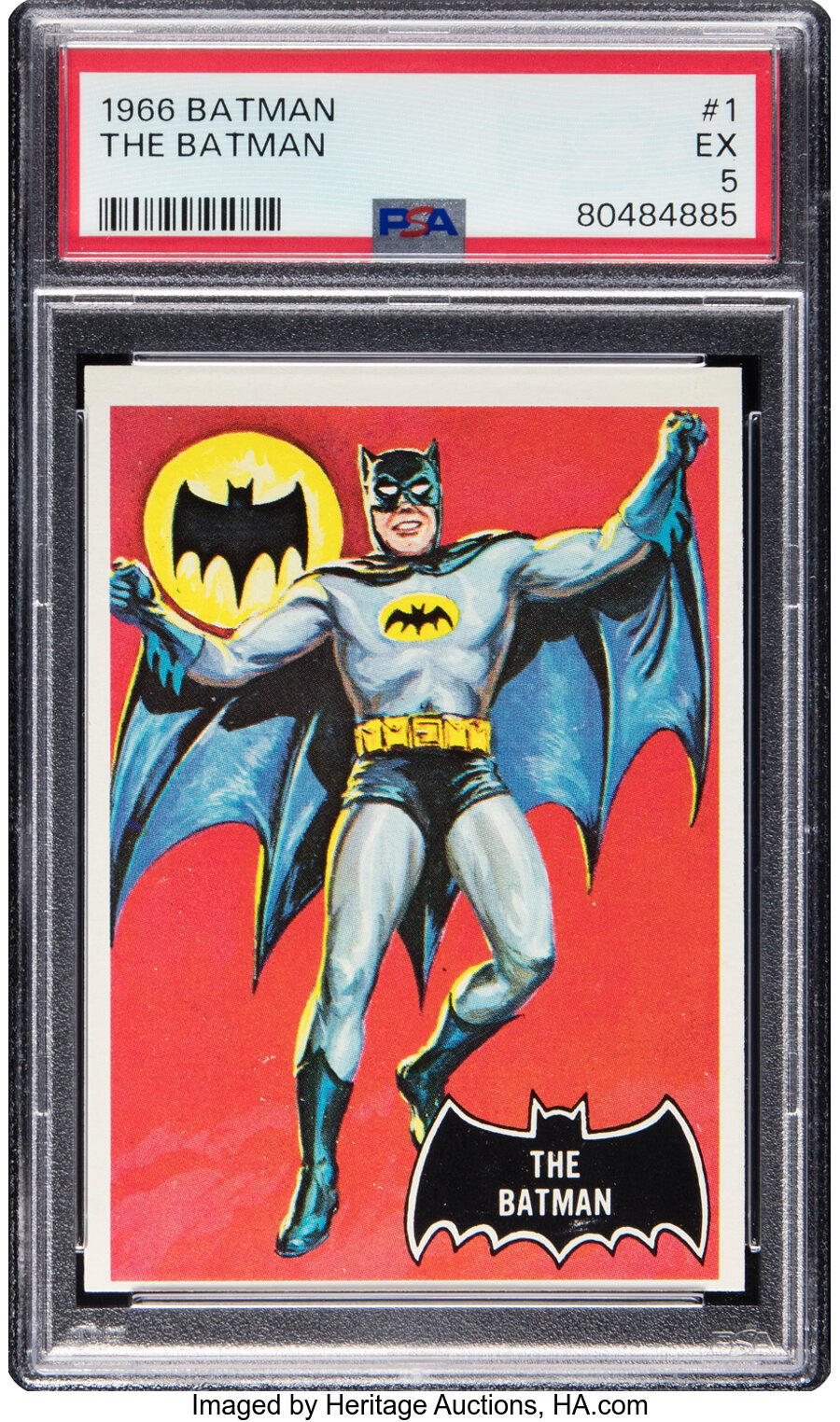 1966 Topps Batman "The Batman" #1 PSA EX 5