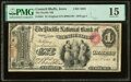 Council Bluffs, IA - $1 Original Fr. 381 The Pacific National Bank Ch. # 1684 PMG Choice Fine 15