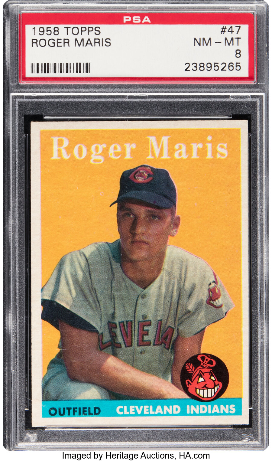 1958 Topps Roger Maris #47 PSA NM-MT 8