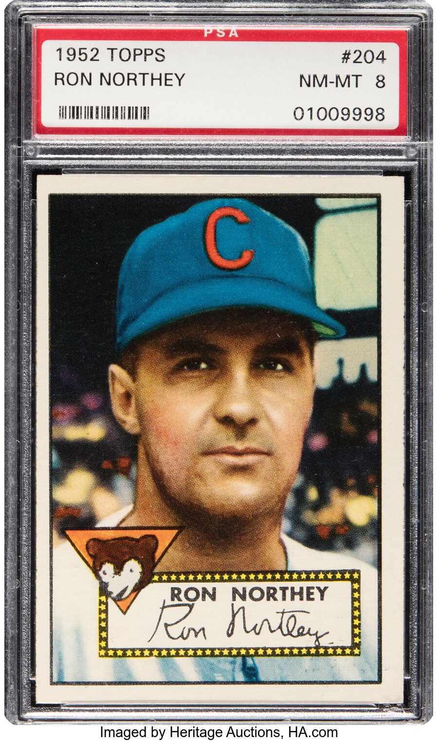 1952 Topps Ron Northey #204 PSA NM-MT 8
