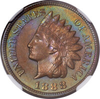 1888 1C PR66★ Brown NGC. CAC. (PCGS# 2351)