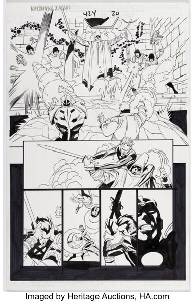 Original Comic Art:Story Page, Ron Garney and Dan Green Uncanny X-Men #424 Story Page 20 Original Art (Marvel, 2003).