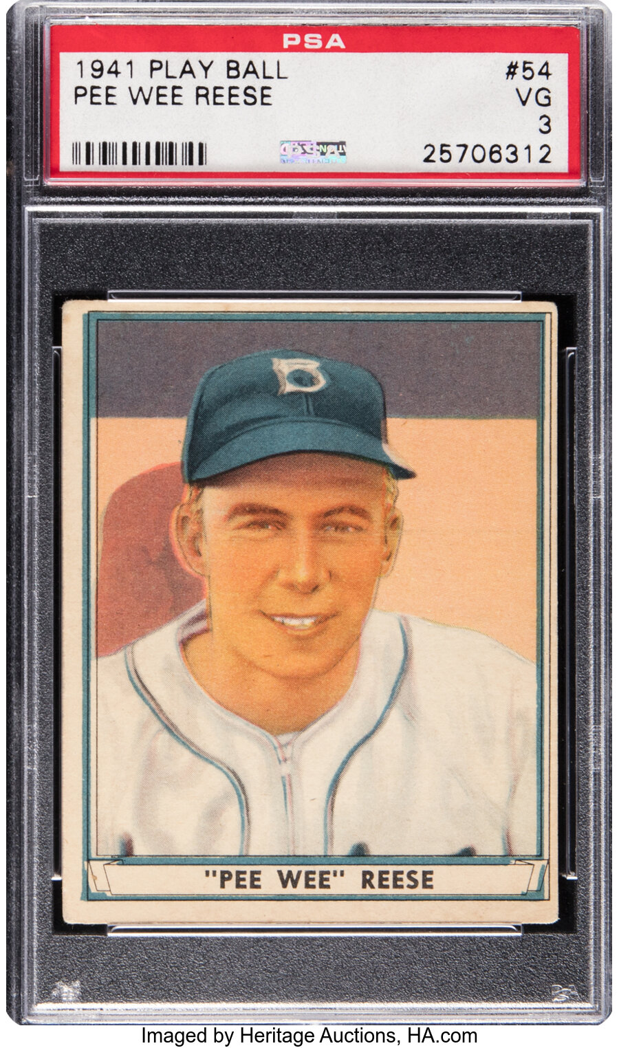 1941 Play Ball Pee Wee Reese #54 PSA VG 3