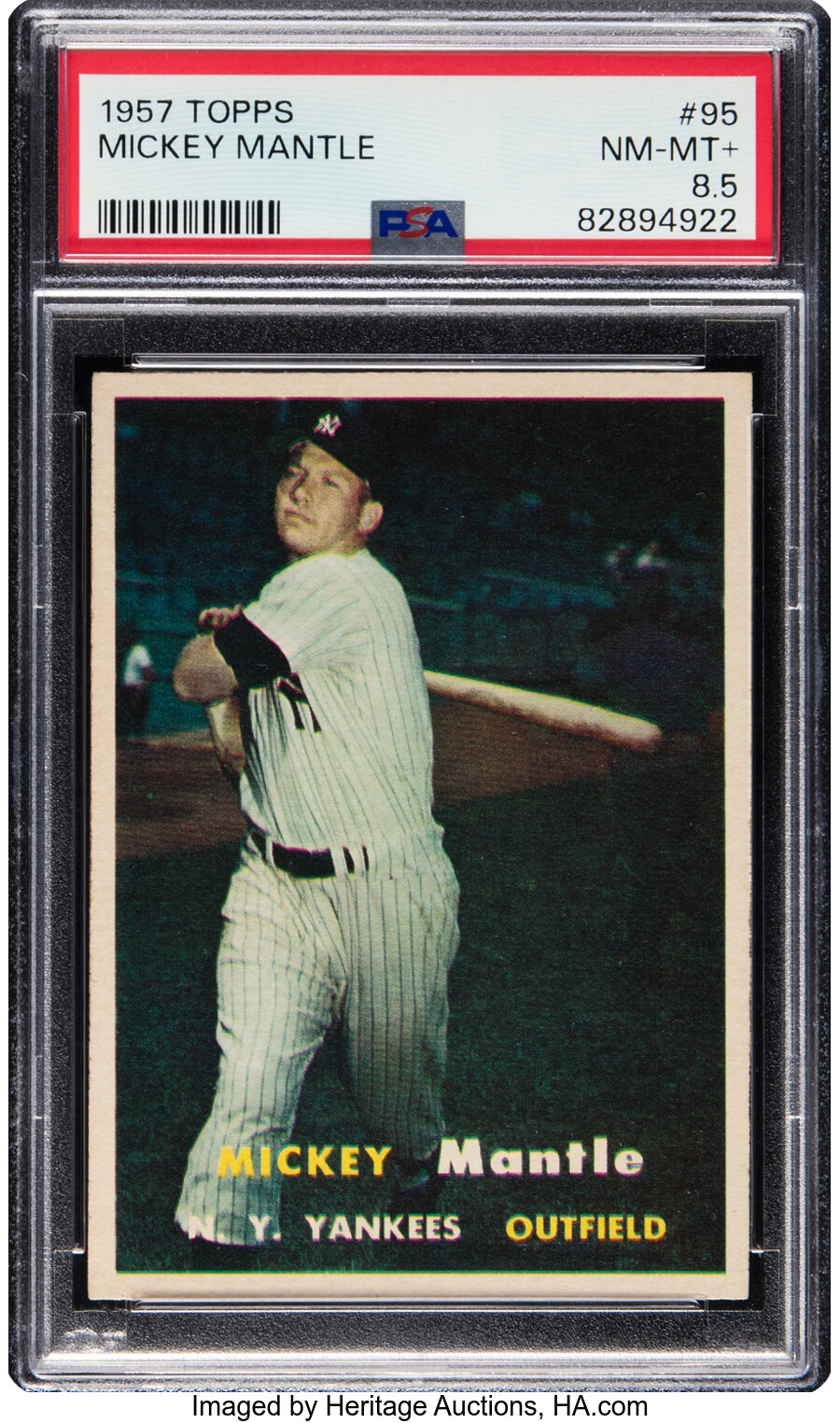 1957 Topps Mickey Mantle #95 PSA NM-MT+ 8.5
