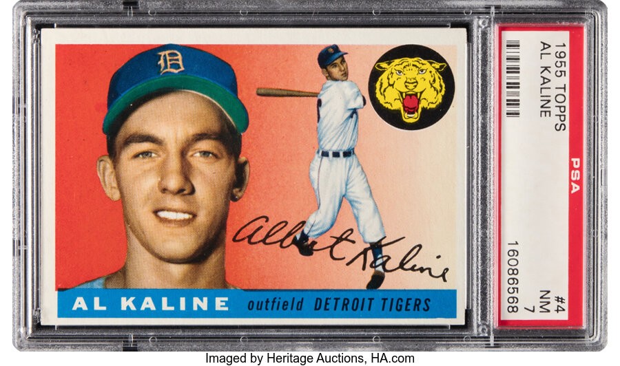 1955 Topps Al Kaline #4 PSA NM 7