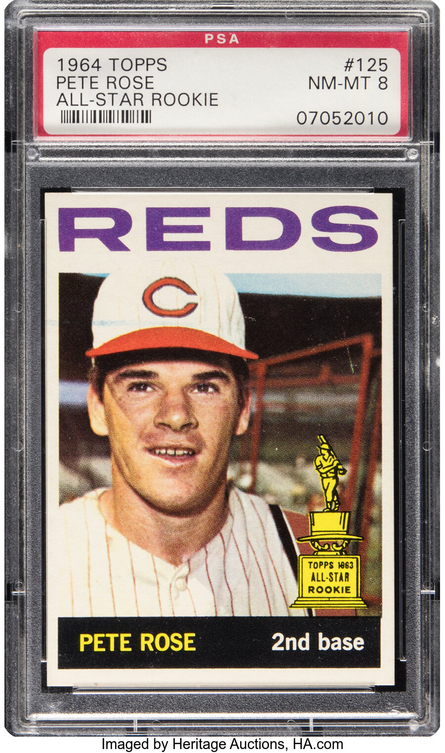 1964 Topps Pete Rose (All-Star Rookie) #125 PSA NM/MT 8