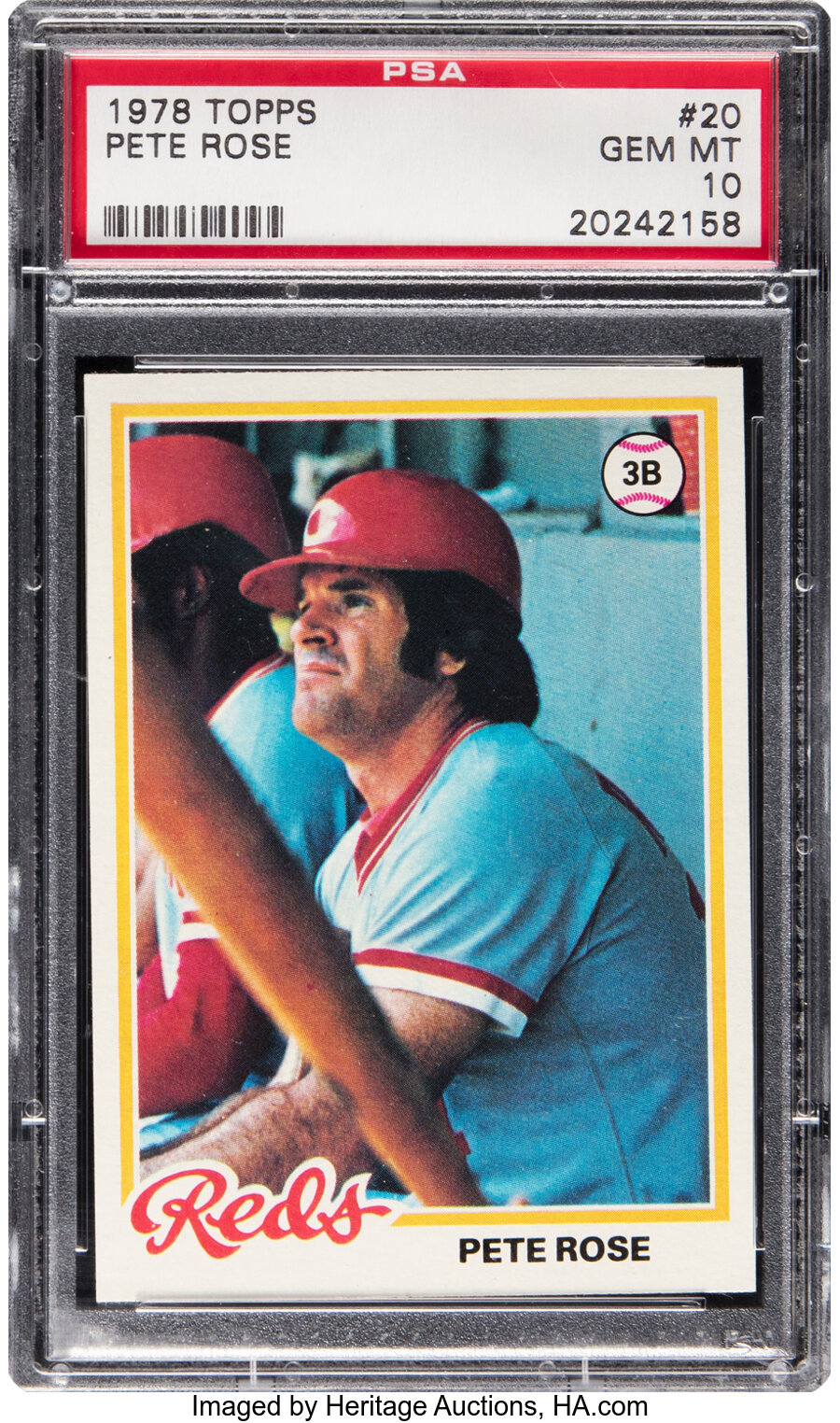 1978 Topps Pete Rose #20 PSA Gem Mint 10