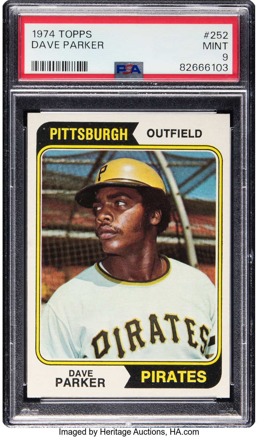 1974 Topps Dave Parker #252 PSA Mint 9