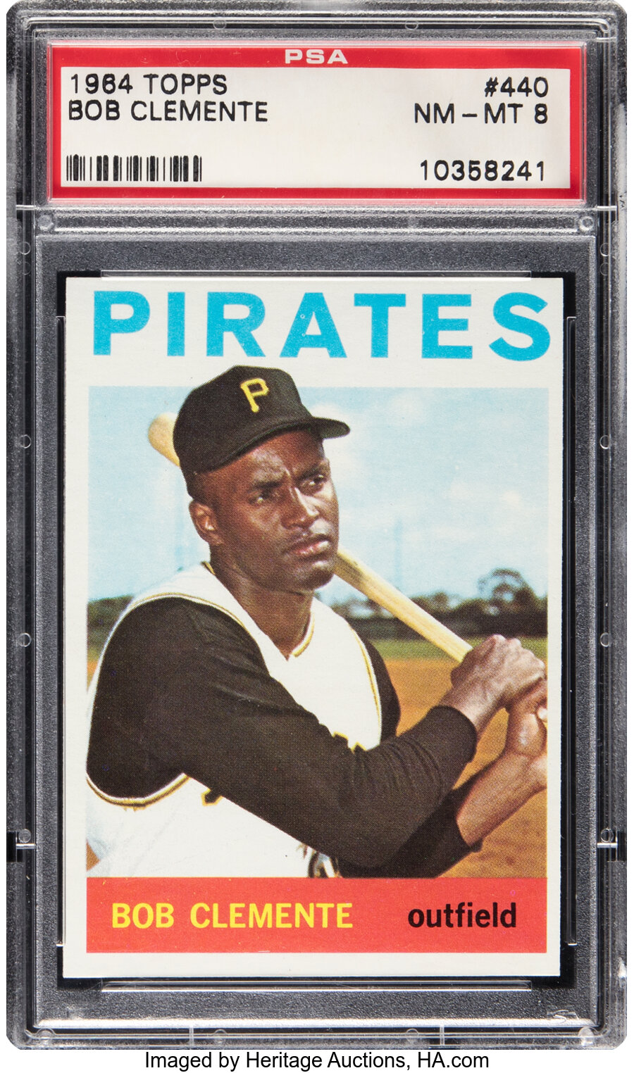 1964 Topps Roberto Clemente #440 PSA NM-MT 8