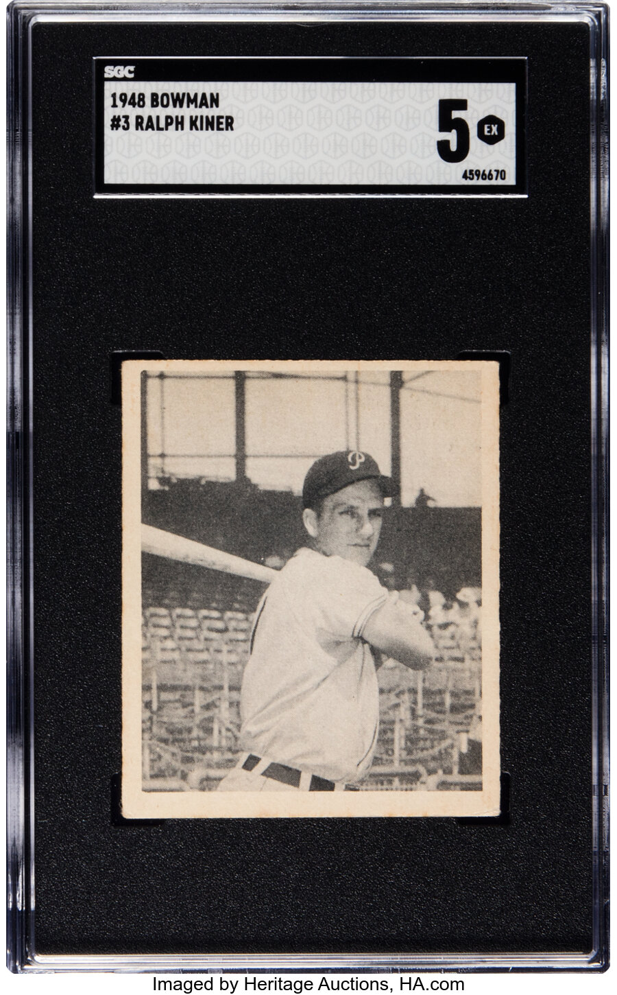 1948 Bowman Ralph Kiner #3 SGC EX 5