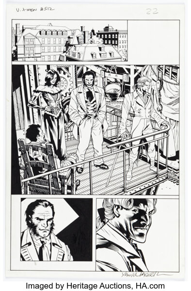 Original Comic Art:Story Page, Yanick Paquette and Karl Story Uncanny X-Men #512 Story Page 22 Original Art (Marvel, 2009)....