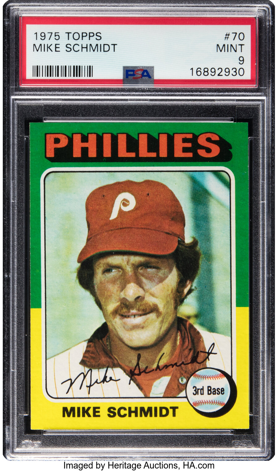 1975 Topps Mike Schmidt #70 PSA Mint 9