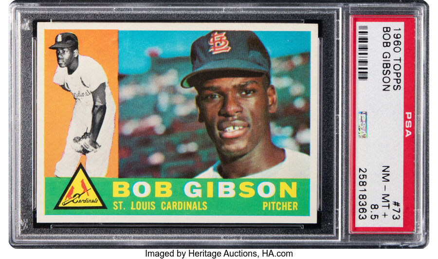 1960 Topps Bob Gibson #73 PSA NM/MT+ 8.5