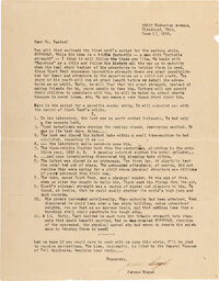 Jerry Siegel 3-Page Letter to Russell Keaton - On the Origin of Superman (1934). (Total: 3 Items)