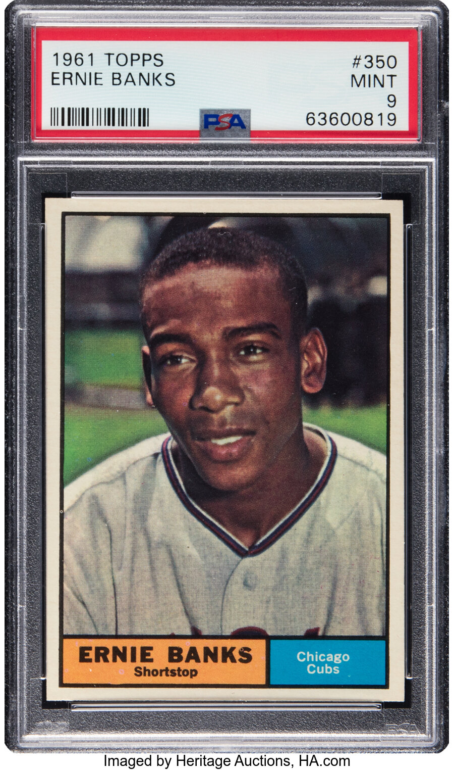 1961 Topps Ernie Banks #350 PSA Mint 9