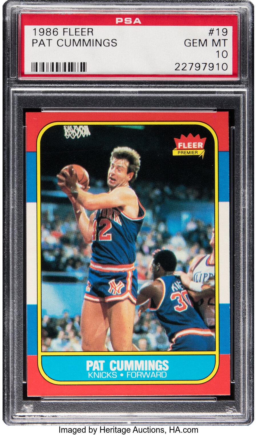 1986 Fleer Pat Cummings #19 PSA Gem Mint 10