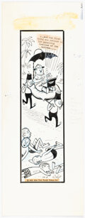 Al Jaffee Tall Tales Daily Comic Strip Original Art dated 10-5-62 (New York Hera Comic Art