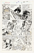 Rick Leonardi and Al Milgrom Excalibur #19 Story Page 14 Original Art (Marvel, 1 Comic Art
