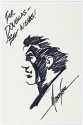Mike Grell - Jon Sable Sketch Original Art (c. 1980s) Comic Art