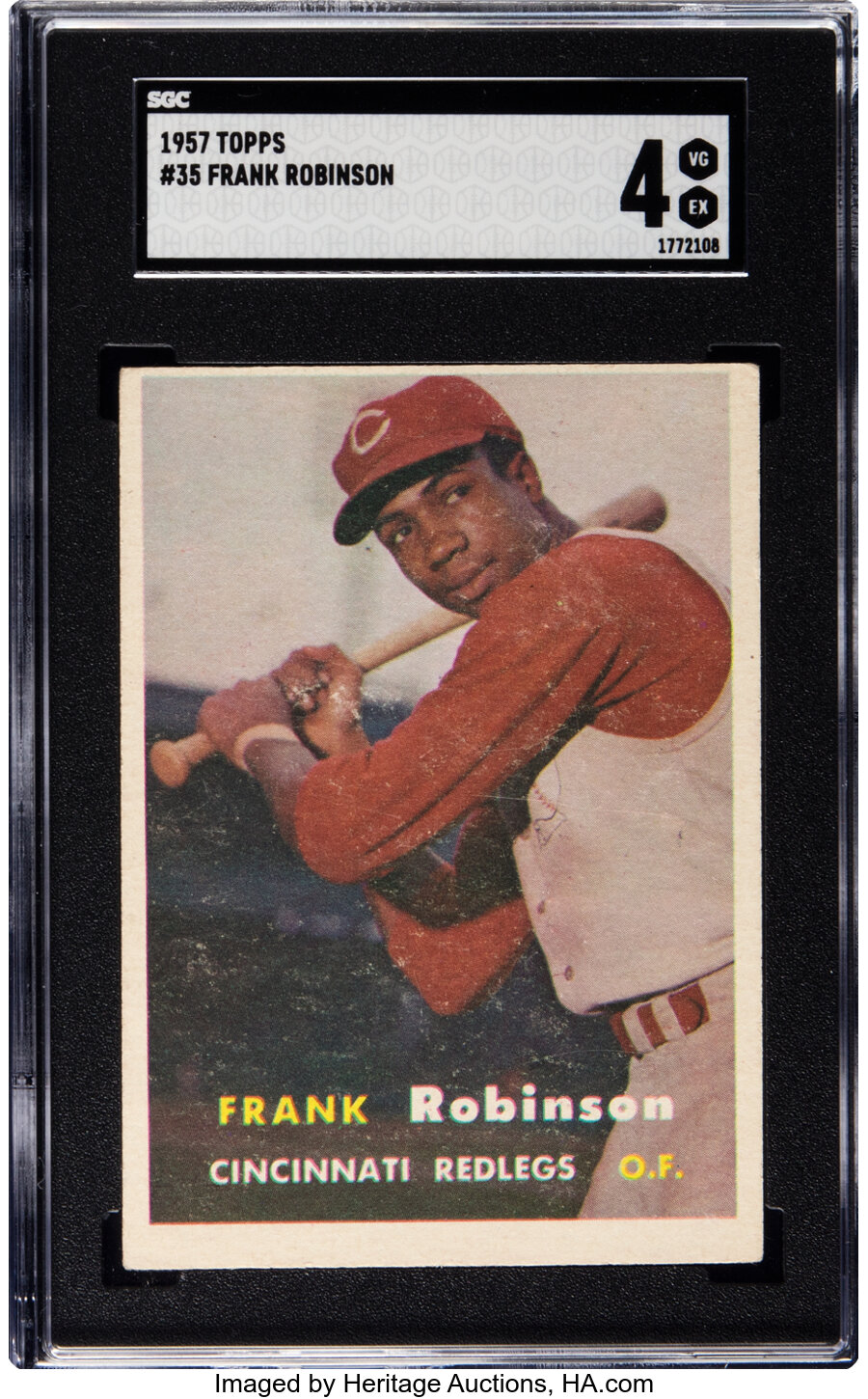 1957 Topps Frank Robinson #35 SGC VG/EX 4