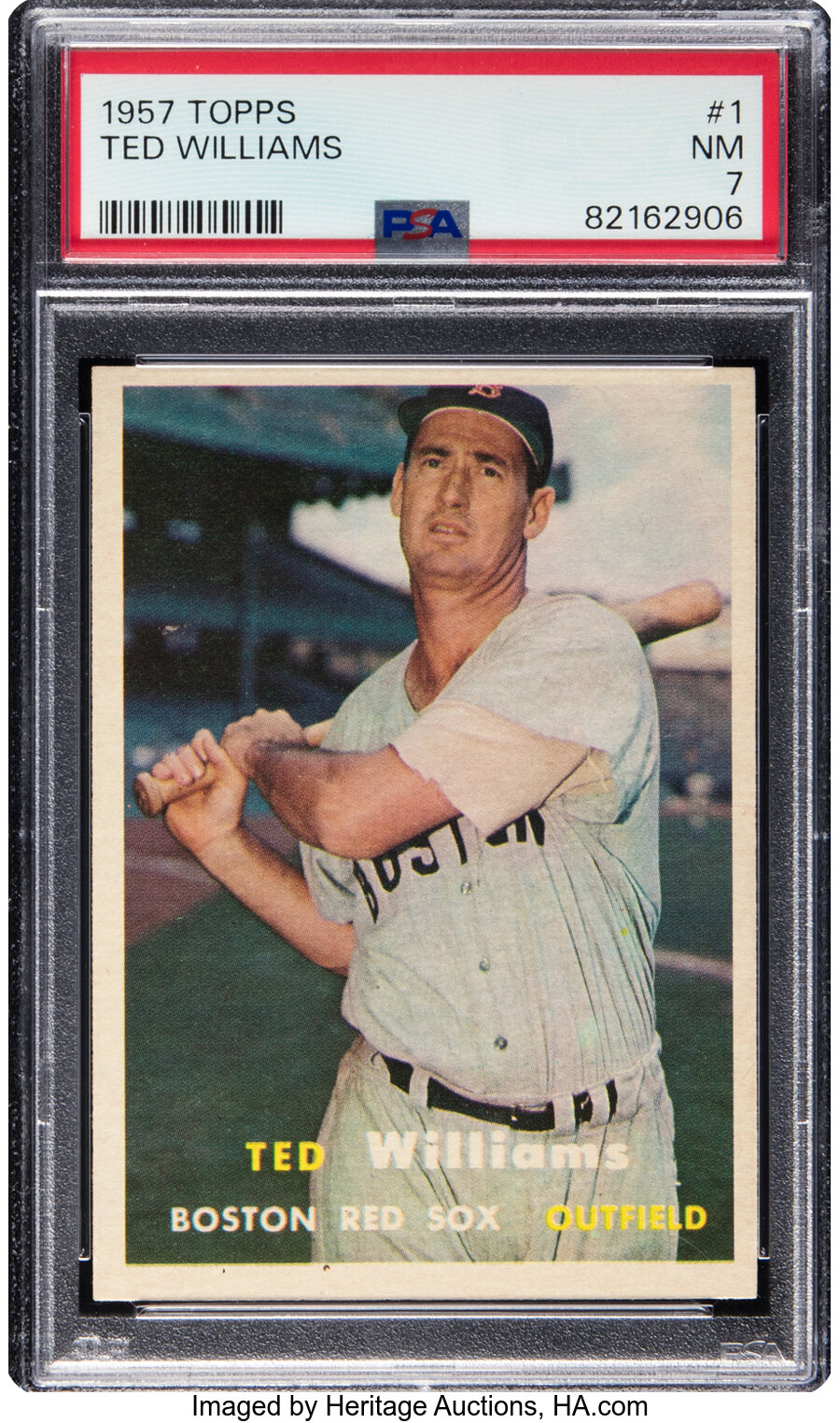 1957 Topps Ted Williams #1 PSA NM 7