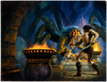 Bob Larkin Conan and the Spider God Paperback Novel Wraparound Cover Painting Or Comic Art