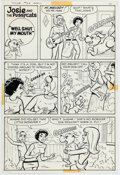 Dick Malmgren and Jon D'Agostino Josie and the Pussycats #68 Complete 2-Page Sto Comic Art