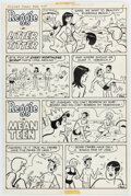 Archie Artist Reggie's Wise Guy Jokes #23 Complete 1-Page Story Original Art (Ar Comic Art