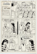 Bill Vigoda and Mario Acquaviva (attributed) Archie's Joke Book Magazine #140 Co Comic Art