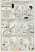 Gus Lemoine and Jon D'Agostino Josie and the Pussycats #63 Complete 1-Page Story Comic Art