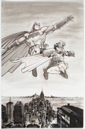 Ryan Benjamin - The Dark Knight Specialty Illustration Original Art (2021) Comic Art