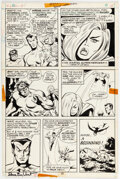 Sal Buscema and Frank McLaughlin The Defenders #5 Story Page 20 Original Art (Ma Comic Art